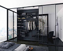 Гардеробная в мужской спальне – Enigma Grey (Энигма Грей)